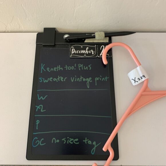 Vintage Keneth Too! Plus Acrylic Sweater XL Extra Large Multicolor Retro 80s - Picture 10 of 11